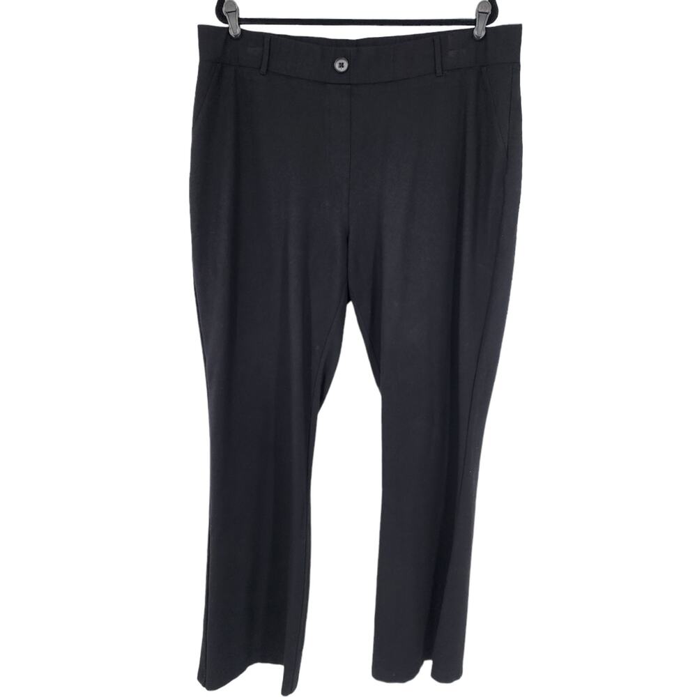 Betabrand Black Bootcut Stretch High Rise Yoga Work Pants Size XL Long